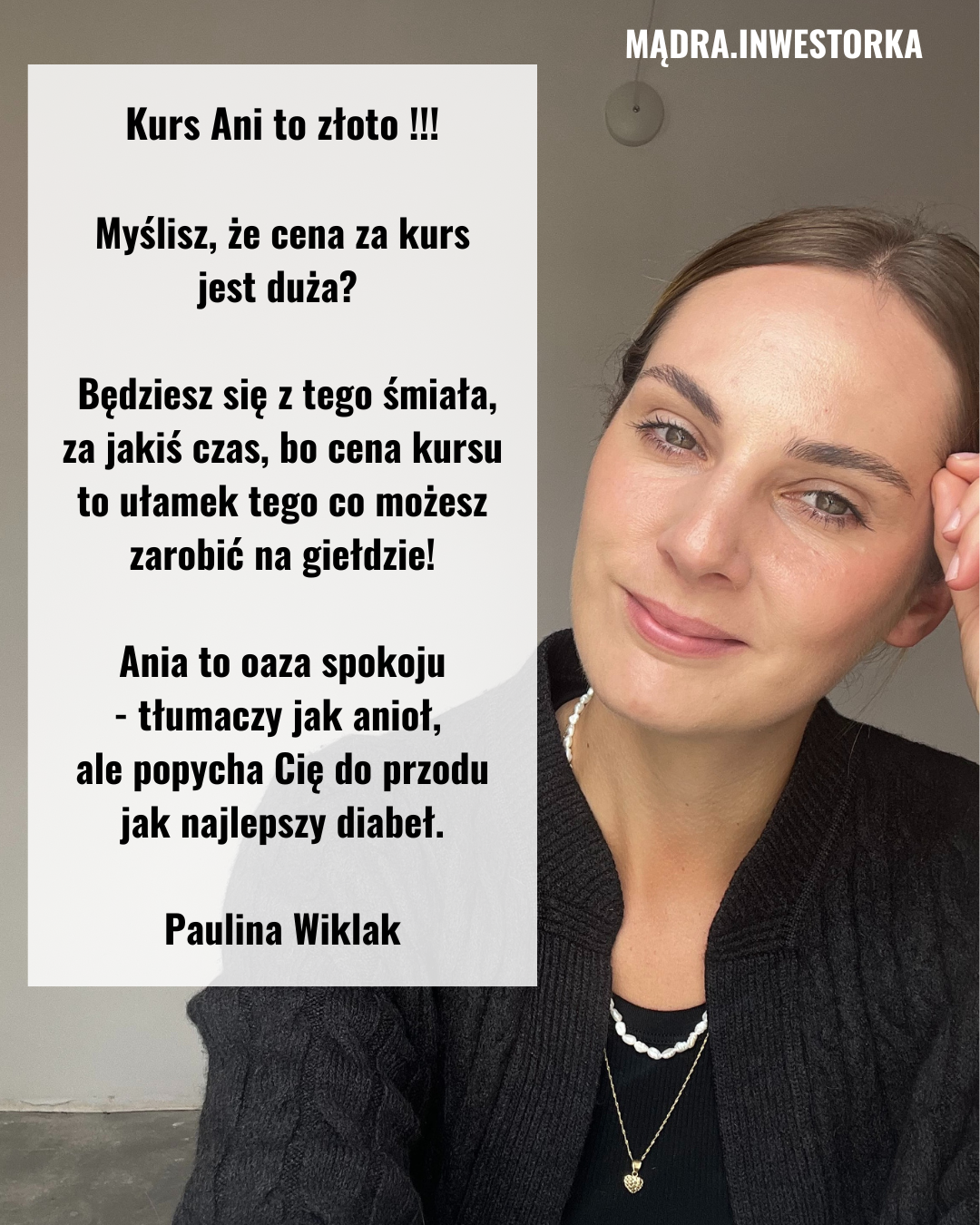 Opinia — Paulina Wiklak